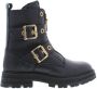 Red-rag 11236 922 Black Nappa Biker boots - Thumbnail 3