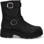 Red Rag Zwarte Leren Gesp Boots Black Dames - Thumbnail 3