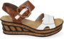 Rieker Trendy Platform Sandaal met gesp Multicolor Dames - Thumbnail 5