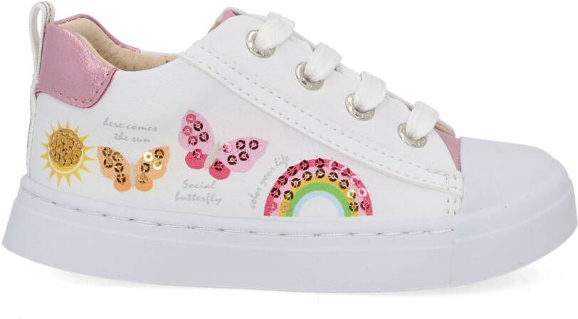 ShoesMe SH24S003-A white pink Wit