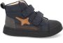 Shoesme leren sneakers donkerblauw Jongens Leer Meerkleurig 25 - Thumbnail 4