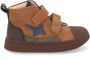 Shoesme Sh24w041 Sneakers Leren Sneaker Jongens Cognac - Thumbnail 3