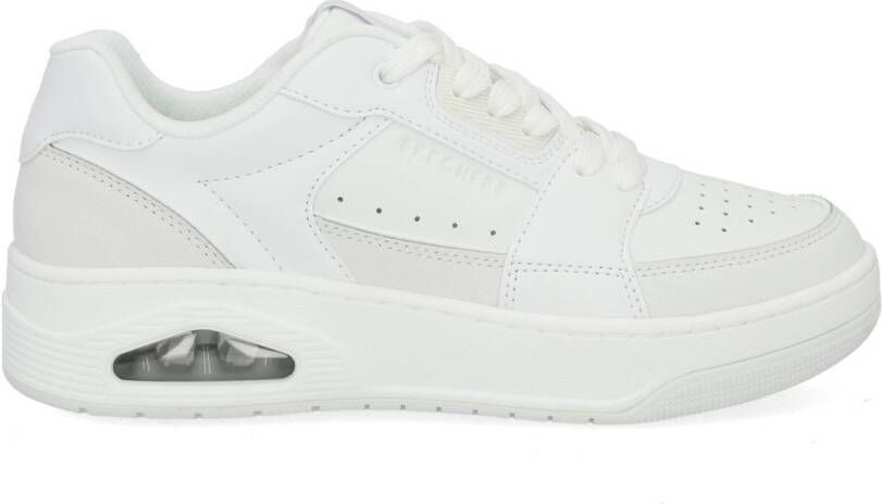 Skechers Uno court couted style WHT Wit