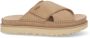 UGG Slippers Dames W Goldenstar Cross Slide Maat: 36 Materiaal: Rubber Kleur: Beige - Thumbnail 4