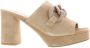 Unisa Heeled Mules Beige Dames - Thumbnail 2