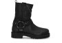 Vingino Carice Biker boots zwart Leer Dames - Thumbnail 5