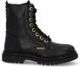 Vingino Shirley Veterboots zwart Leer Dames - Thumbnail 6