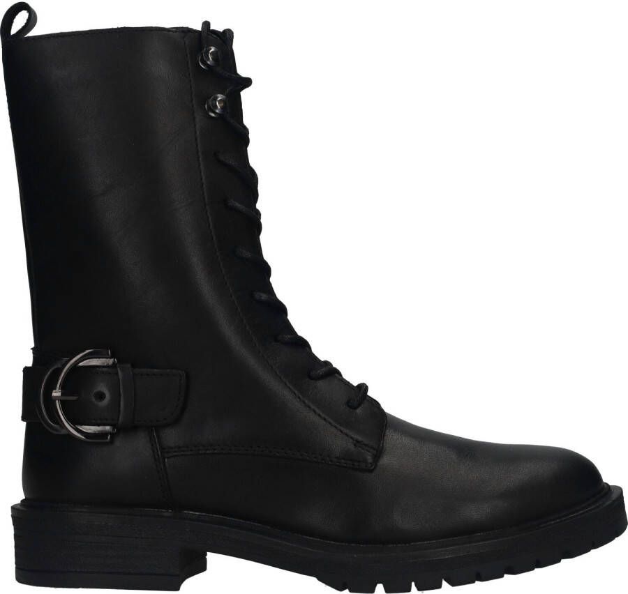 Ps poelman Veterboot Dames Zwart