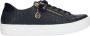 Remonte Stijlvolle Comfort Sneaker met Gouden Accenten Black Dames - Thumbnail 3