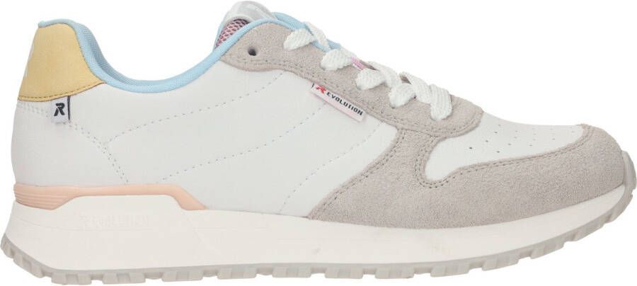 Rieker Sneaker Dames Wit Multi