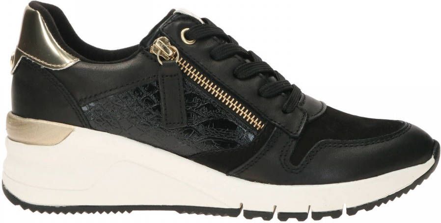 muis Clancy optillen Tamaris Rea Sneaker Dames Zwart - Schoenen.nl