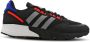 Adidas Originals ZX 1K Boost Core Black Silver Metallic Cloud White - Thumbnail 3