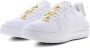 Nike Wmns Air Force 1 Low Platform Basketball Schoenen white summit white metallic gold maat: 36.5 beschikbare maaten:38.5 40.5 36.5 - Thumbnail 4