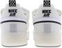 Nike Air Force 1 React Sneakers White Heren - Thumbnail 3