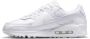 Nike Air Max 90 Premium Lage Sneaker White Dames - Thumbnail 4