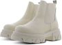 Steve Madden Mixture chunky leren chelsea boots off white - Thumbnail 13