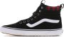 Vans Zwart Rood Filmore Hi Top Sneakers Black Heren - Thumbnail 7