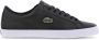 Lacoste Lerond BL21 Heren Leer Sneakers Sport Casual Schoenen Zwart 7 41CMA0017312 - Thumbnail 2