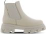 Steve Madden Mixture chunky leren chelsea boots off white - Thumbnail 3