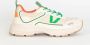 Sissy-Boy Witte Sneakers Met Groene Details - Thumbnail 2