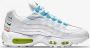 Nike Witte lage schoen met blauwe furie White Dames - Thumbnail 7