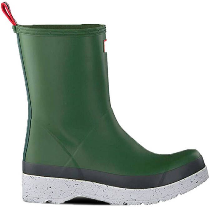 Hunter Heren Laarzen Play Mid Boot Speckle Groen
