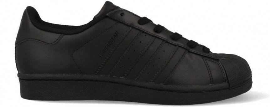 Adidas superstar cheap black foundation