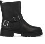 Bullboxer Bulboxer 555501E6L Mira Biker Zwart Leer Biker boots Dames - Thumbnail 4