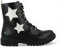 BunniesJR Bunnies JR 220940-789 Biker Boots Zwart Imitatieleer Veters - Thumbnail 2