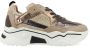 DWRS LABEL Pluto terry Beige Smoke Beige Leer Lage sneakers Dames - Thumbnail 2