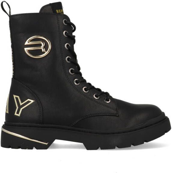 Replay Boots Jopling 8 JL170023S-0006 Zwart Goud