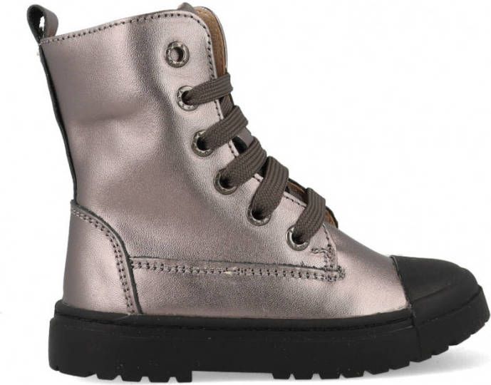 Shoesme Boot Biker SW21W001-A Zilver