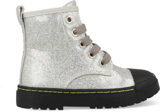 Shoesme Boots Biker SW21W011-B Zilver