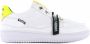 Shoesme MU21S020-C leren sneakers wit geel - Thumbnail 2