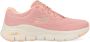 Skechers Sneaker Arch Fit 149566 PKMT Roze Multi Machine Washable - Thumbnail 2