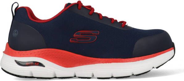 Skechers Werkschoenen Arch Fit SR Ringstap 200086EC NVRD Blauw