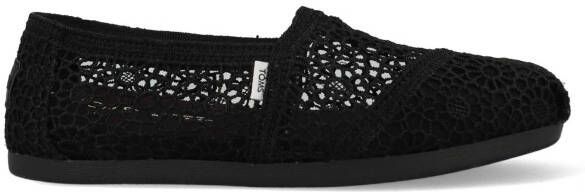 TOMS Nat Moroccan Crochet 10016254 Zwart