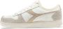 Diadora Magic Basket Low Icona Woman Lage sneakers Leren Sneaker Dames Wit - Thumbnail 10