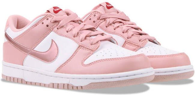 Nike Dunk Low Wit Roze