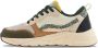 POSH by Poelman Carocel sneakers met panterprint groen multi - Thumbnail 4