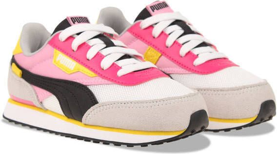 Puma Future Rider Splash Geel Roze Kinderen