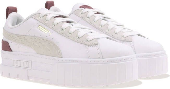 Puma Mayze Gentle Wit Bordeaux Dames