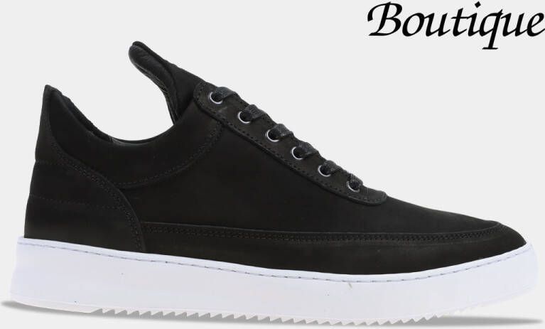 Filling Pieces Low Top Ripple Basic Black heren sneakers