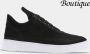 Filling Pieces Zwarte Low Top Plain Lane Sneakers Zwart Heren - Thumbnail 4