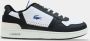 Lacoste Contrasterende kleuren leren T-Clip sneakers White - Thumbnail 3