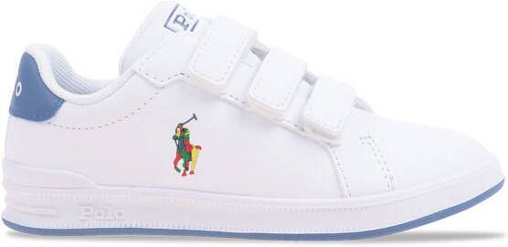 Ralph Lauren Polo Heritage Court II EZ White Royal peuter sneakers