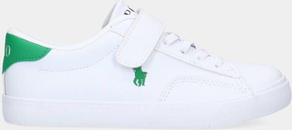 Ralph Lauren Polo Theron V PS White Green kleuter sneakers