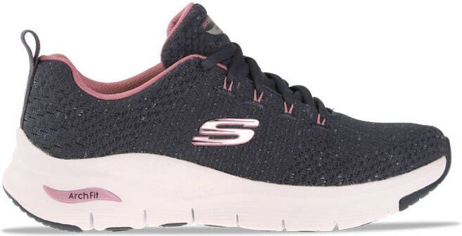 Skechers Arch Fit Glee Navy Roze Dames