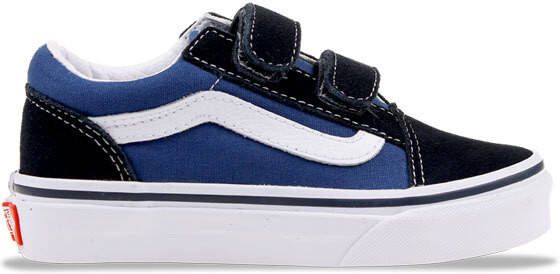 blue vans old skool velcro