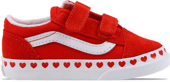 ga verder Sympathiek Kwadrant Vans Old Skool Rood Hartjes Peuters - Schoenen.nl